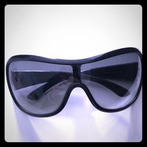 Ray Ban Shield Sunglasses Black
